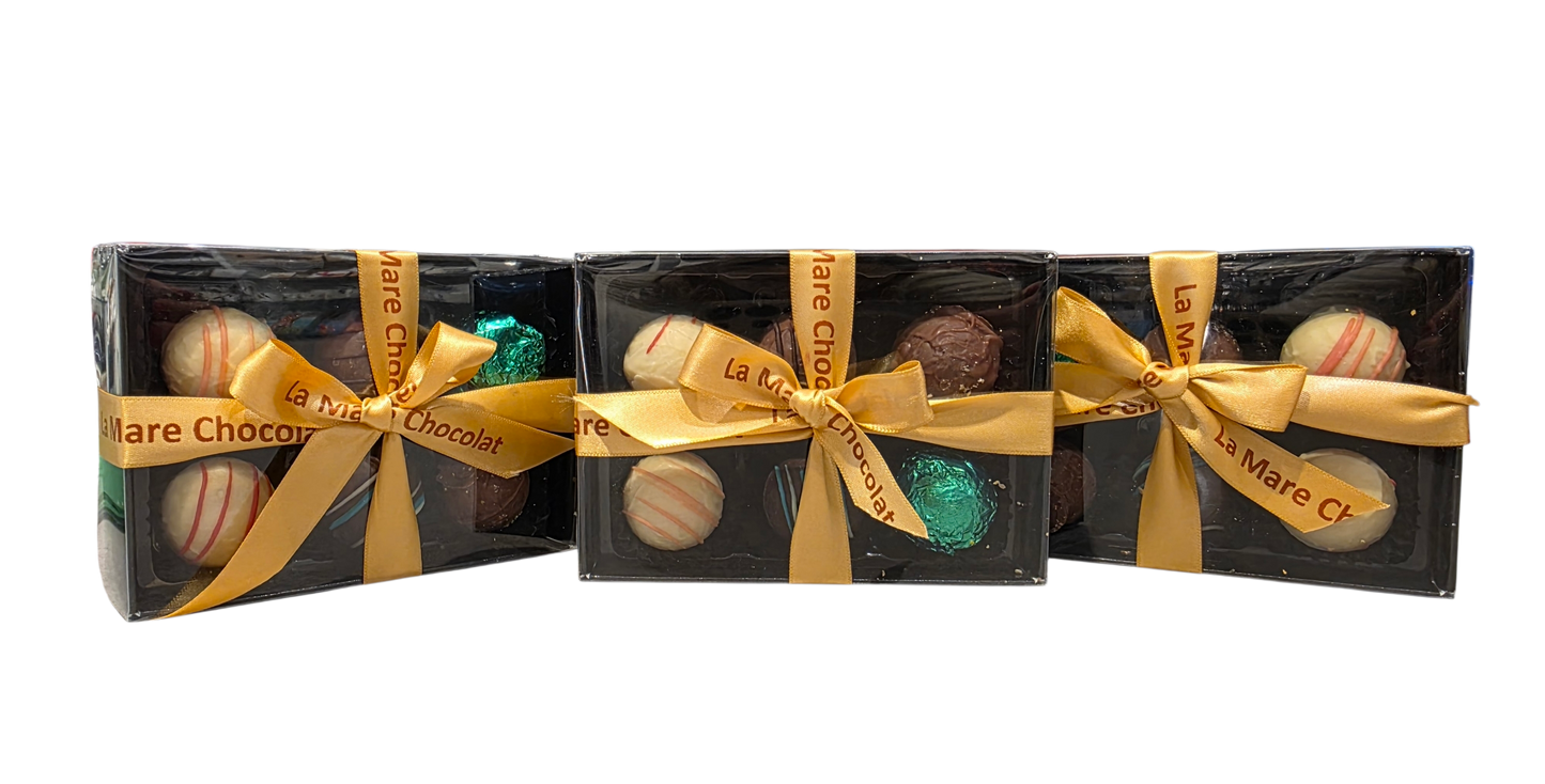Selection of 6 truffles