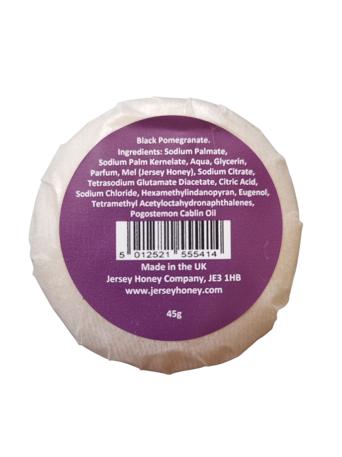 Jersey Honey Soap Bar Black Pomegranate