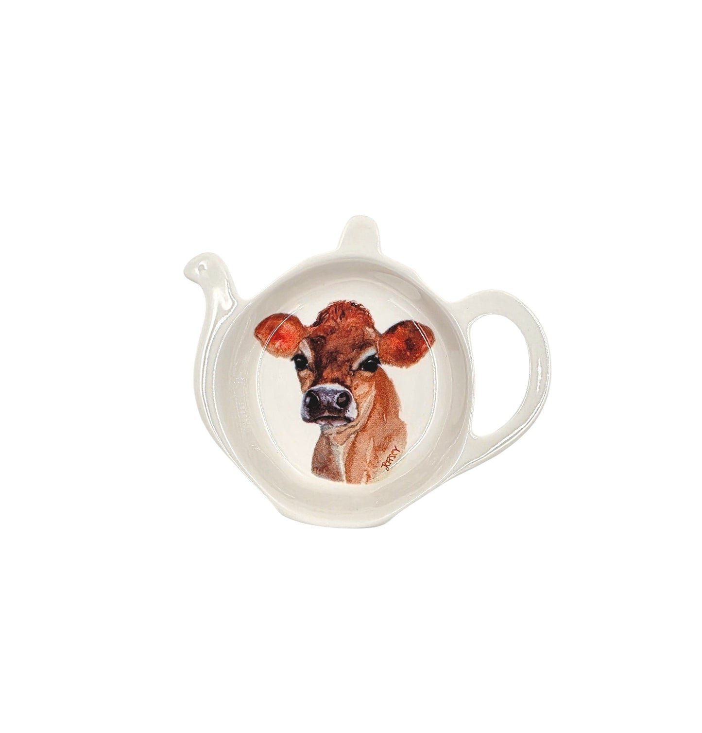 Jersey Cow Tea Bag Tidy