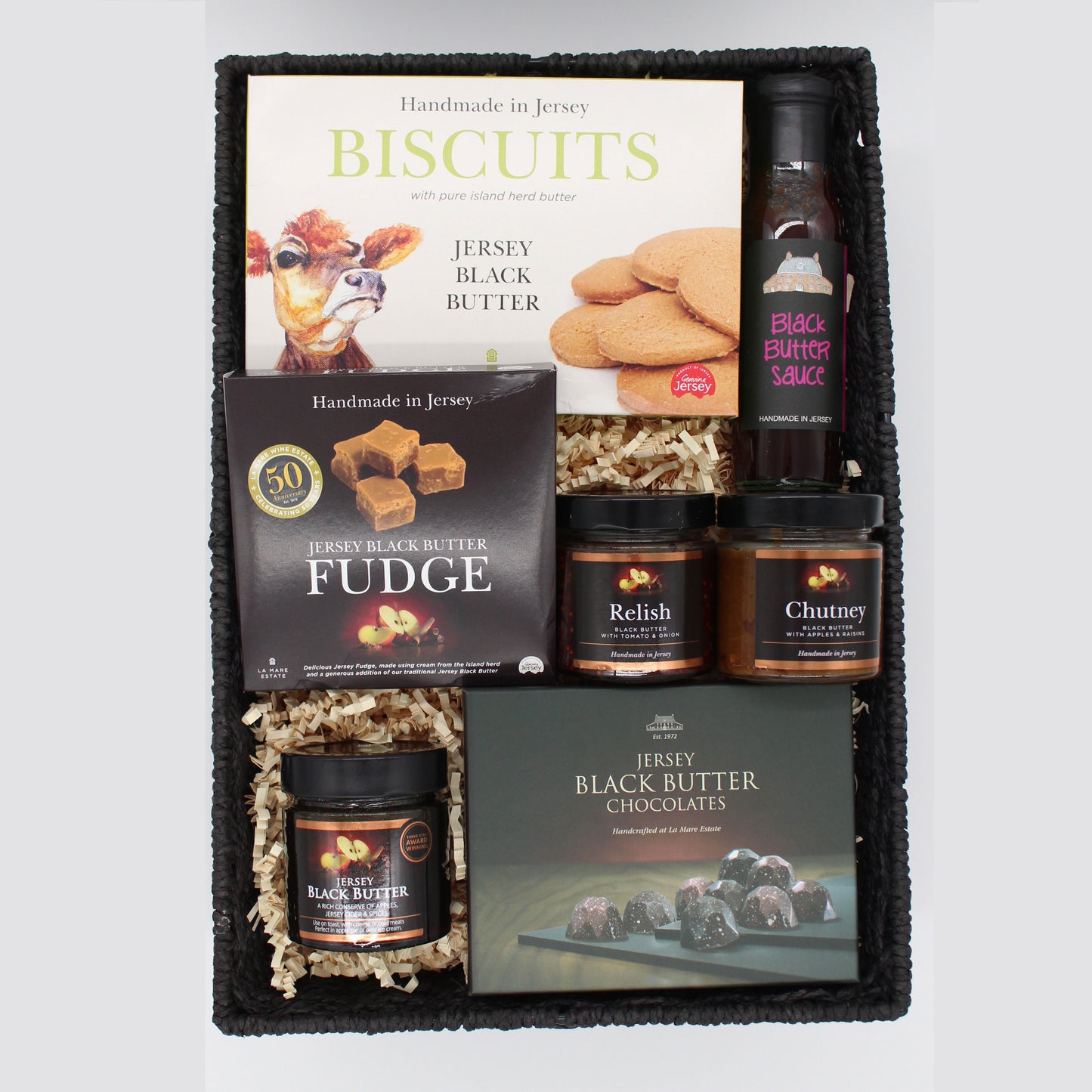 Jersey Black Butter Collection Hamper - Jersey Delivery