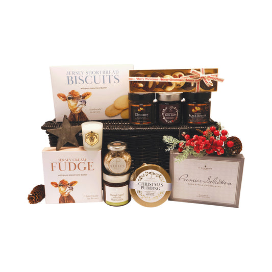'The Gourmet Delights' Food & Drink Hamper - Christmas Collection 2024 - Jersey