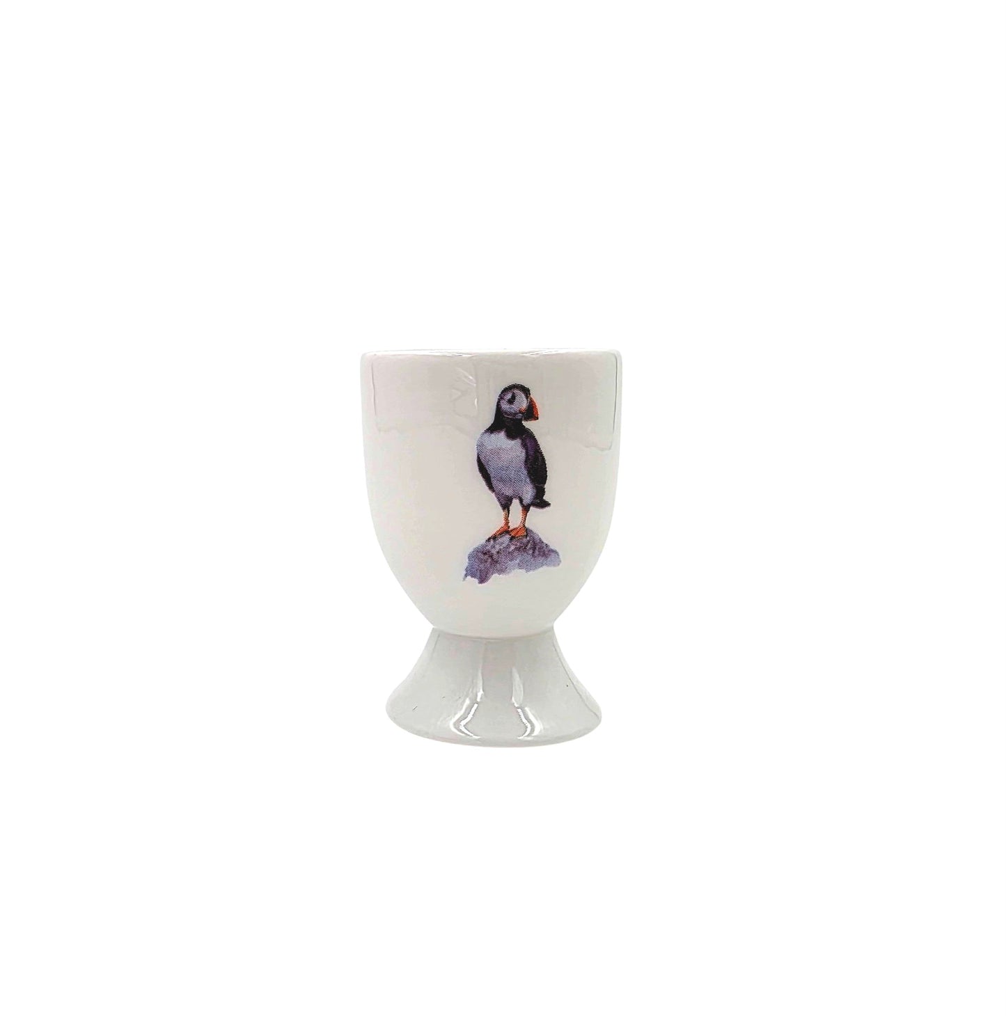 Egg Cup Puffin on Rock
