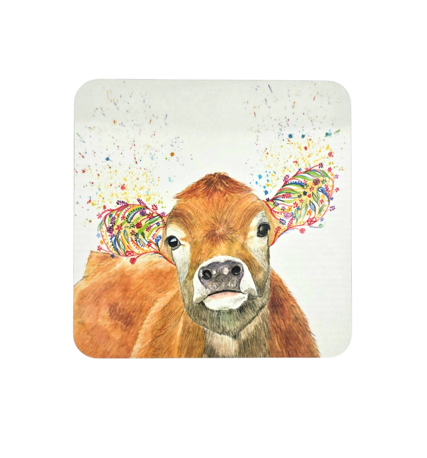 Floral Cow Placemat