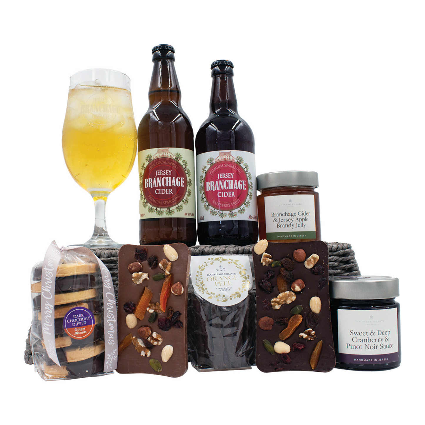 La Mare Estate 'Branchage Cider' Christmas Hamper 2023 - Jersey