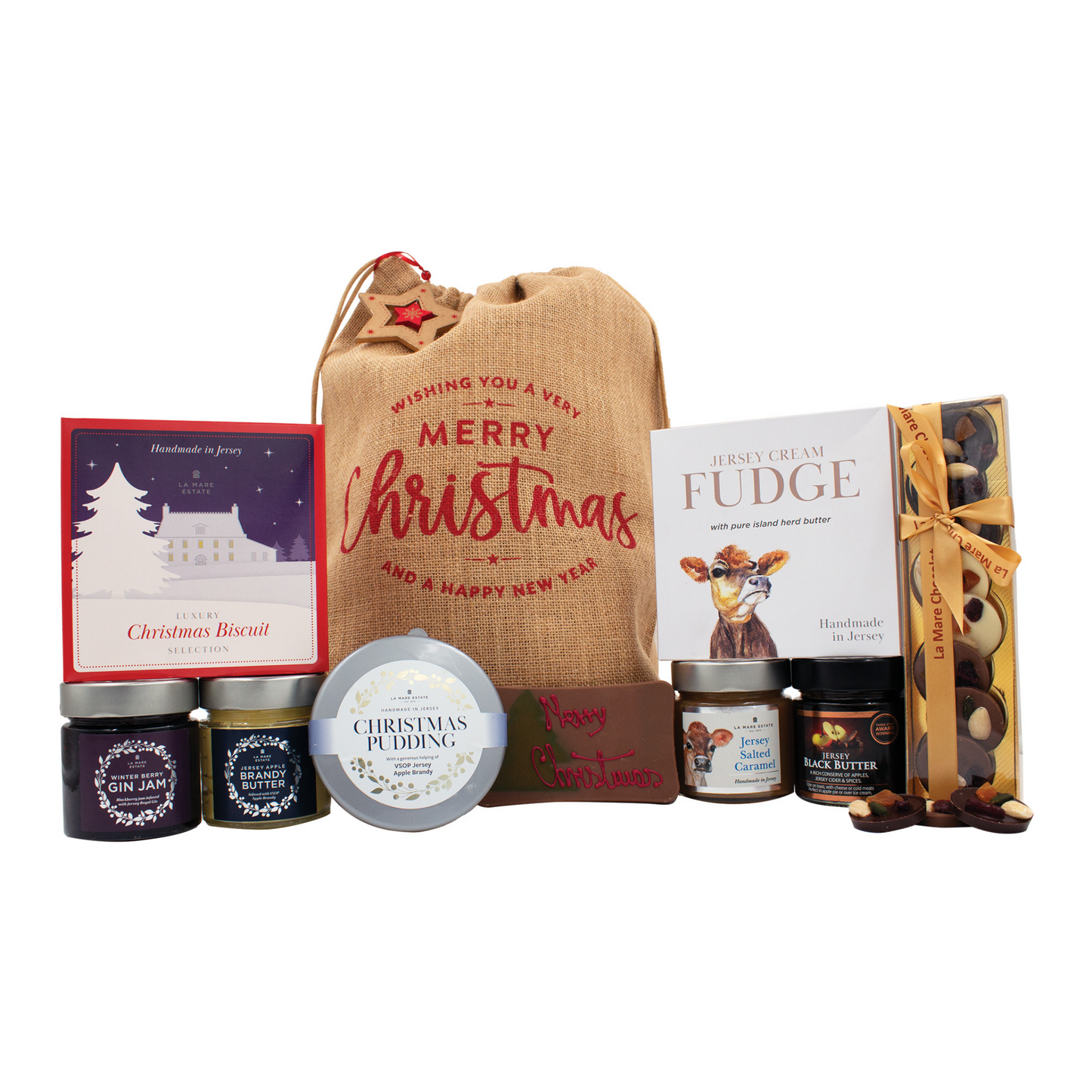 'Santa's Christmas Stocking' Food & Drink Gift 2023 - Jersey