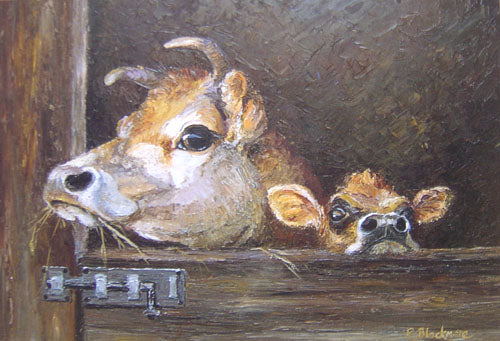 Moove Over - Mounted Print