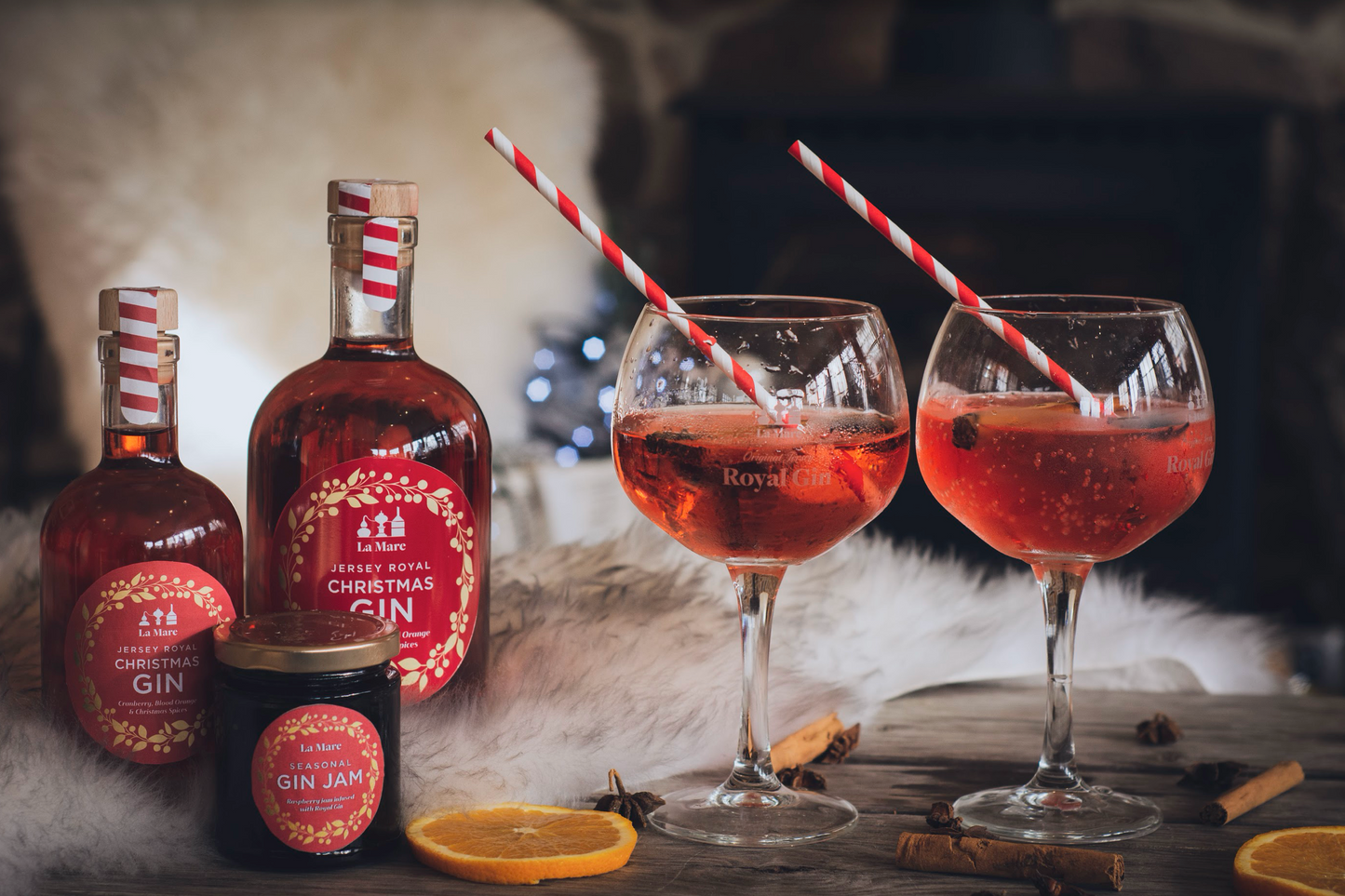 Limited Edition Jersey Royal Christmas Gin