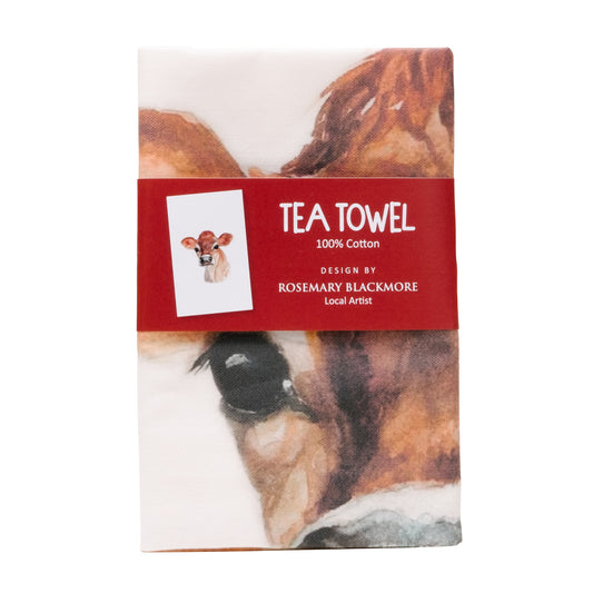 Jersey Cow Tea Towel