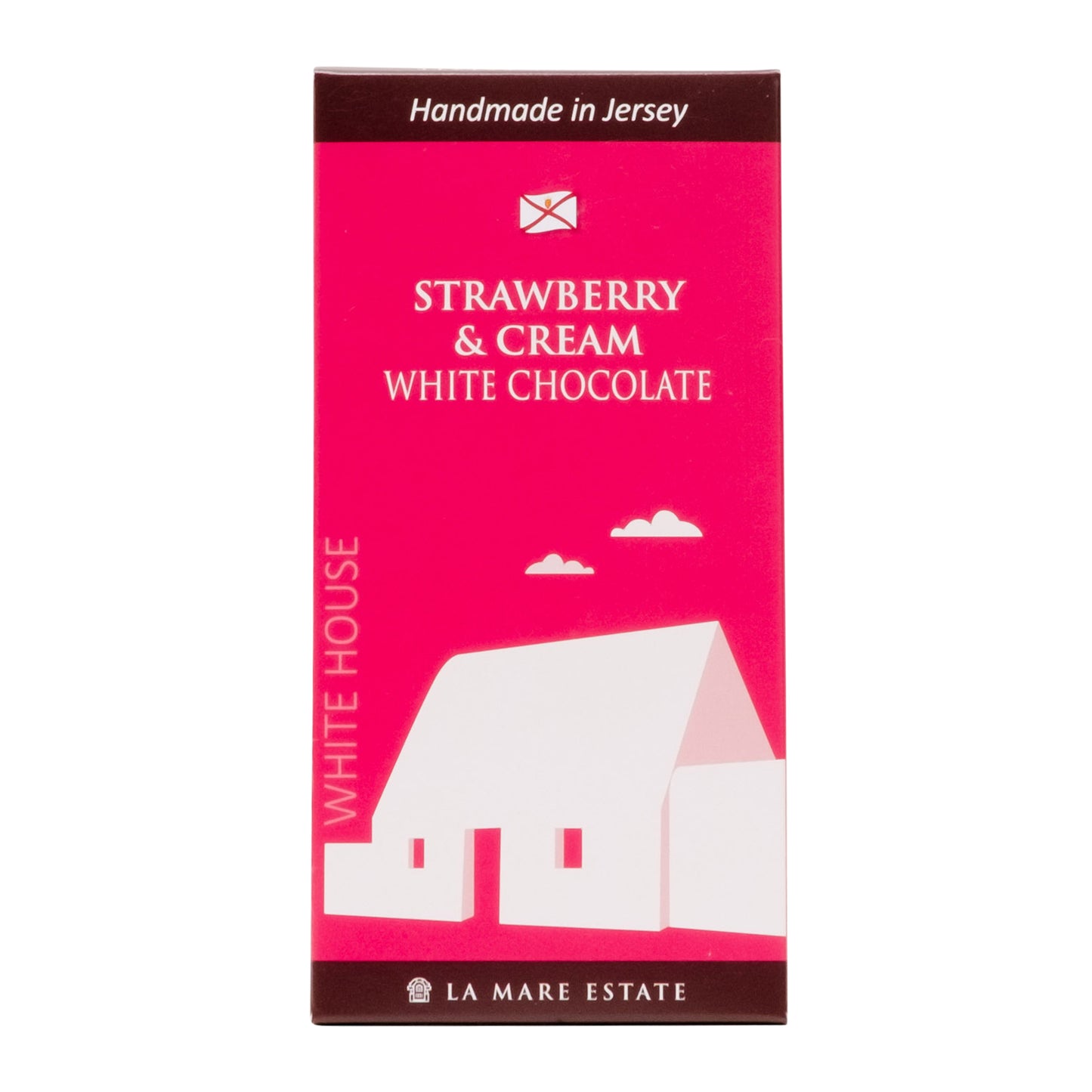 Strawberry & Cream White Chocolate Bar