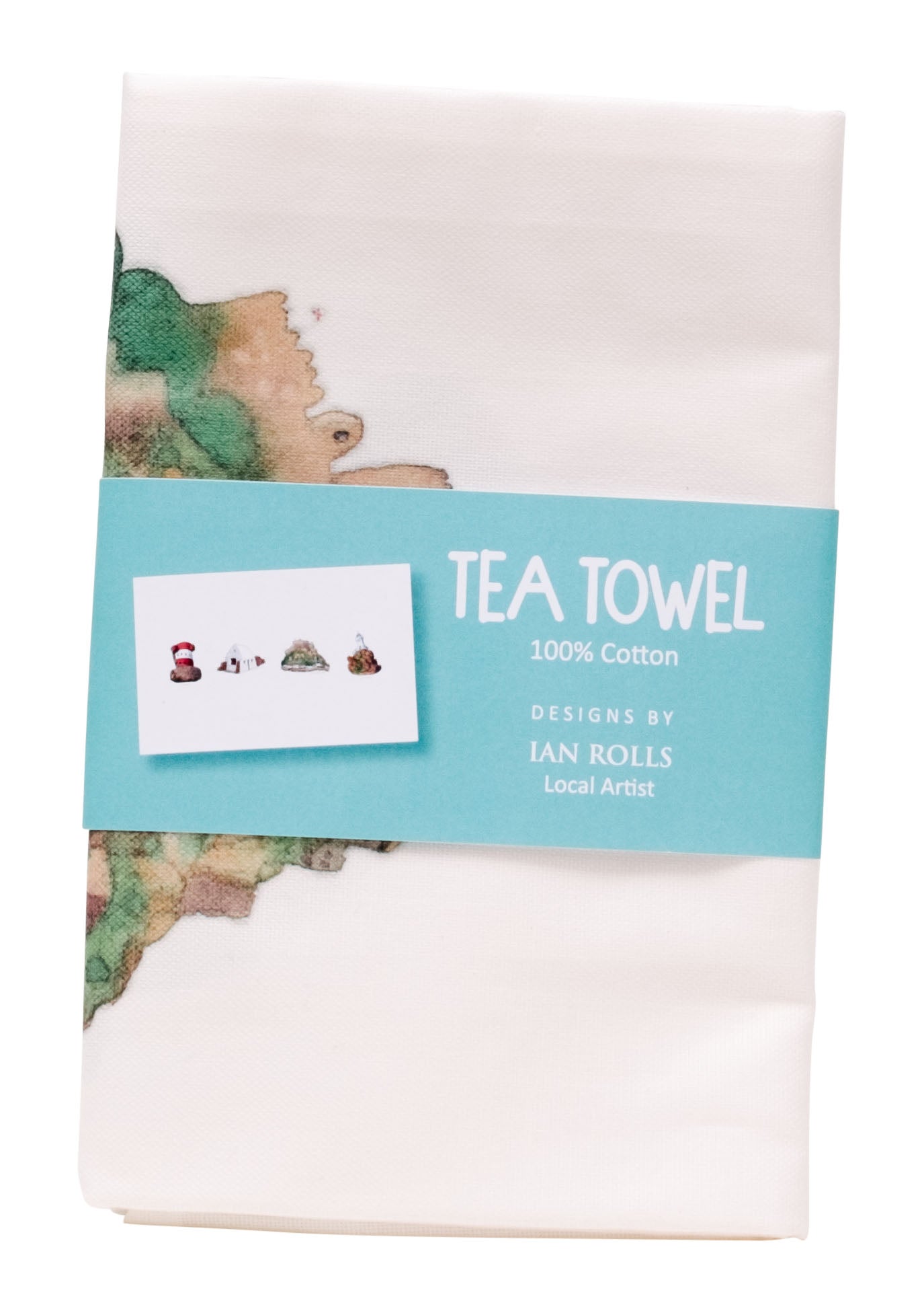 Jersey Sights Tea Towel